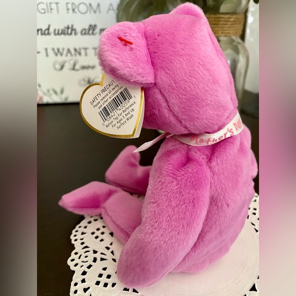 💐 “MOTHER” RETIRED TY BEANIE BABY BEAR. DATED 2004! MINT WITH MINT TAGS! - Picture 7 of 7
